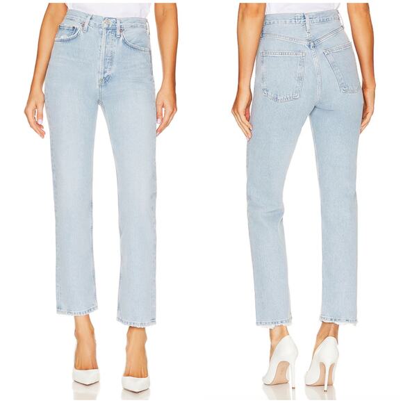 AGOLDE 90's Pinch Waist Jeans Focus Wash - Picture 1 of 10